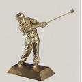 Male Golf Signature Resin Figure Trophy (10.5")